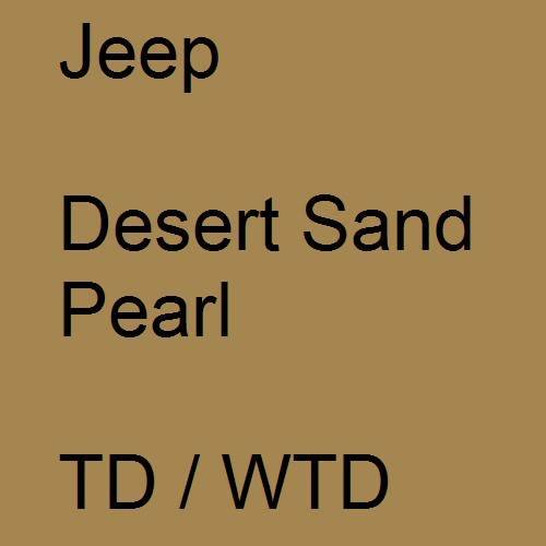 Jeep, Desert Sand Pearl, TD / WTD.